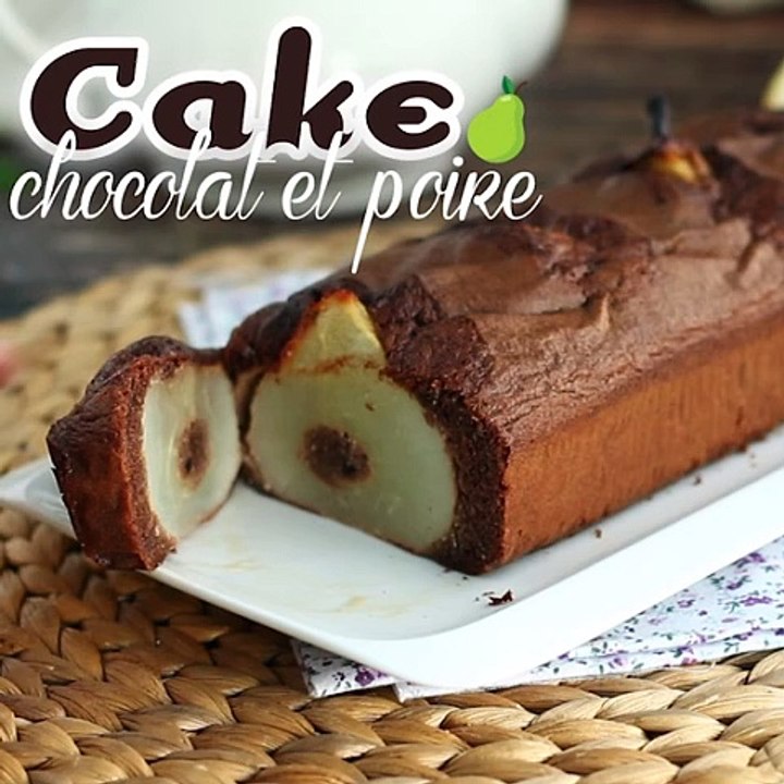 Schokoladen-birnen-cake