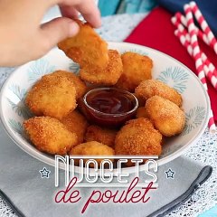 Selbstgemachte chicken nuggets