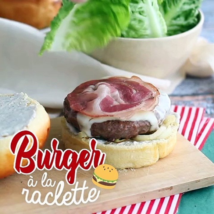 Raclette-burger