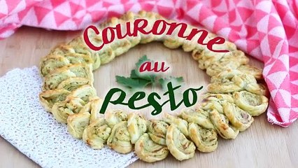 Recette Facile de Couronne Feuilletée au Pesto pour un Apéritif Délicieux 🍴