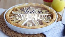 Tarte au camembert et aux pommes