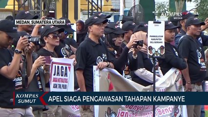 Bawaslu Sumatera Utara Gelar Apel Siaga Pengawasan Pemilu 2024