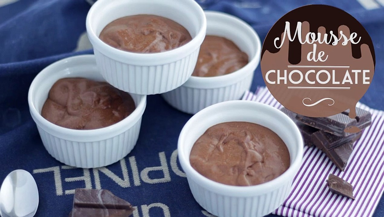Mousse de chocolate com 3 ingredientes – receita fácil e cremosa
