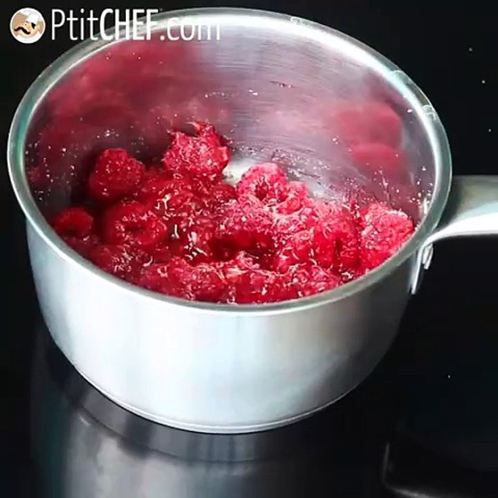 Mousse de framboise