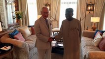 The King meets President of Nigeria in Dubai