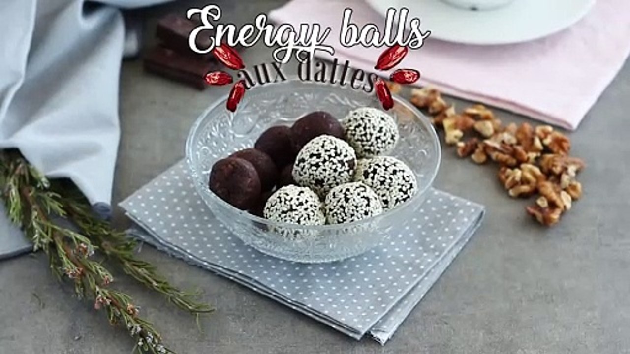 Energy balls mit datteln