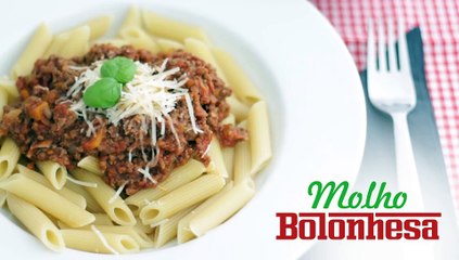 Molho à bolonhesa, a verdadeira receita!