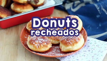 Donuts recheados / sonhos com chocolate