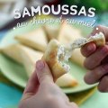 Ziegenkäse und honig-samosas
