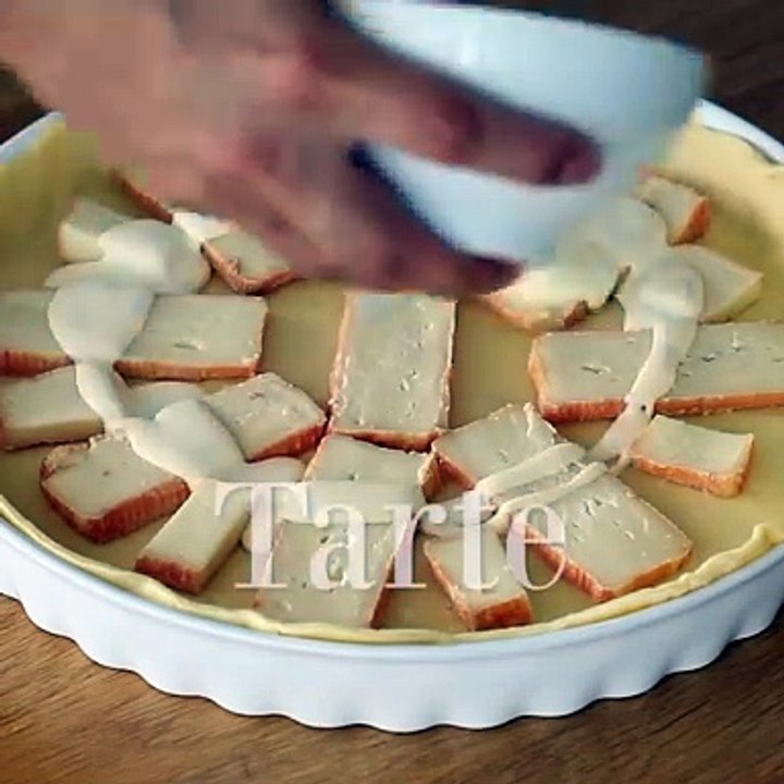 Schnelle und einfache maroilles-torte