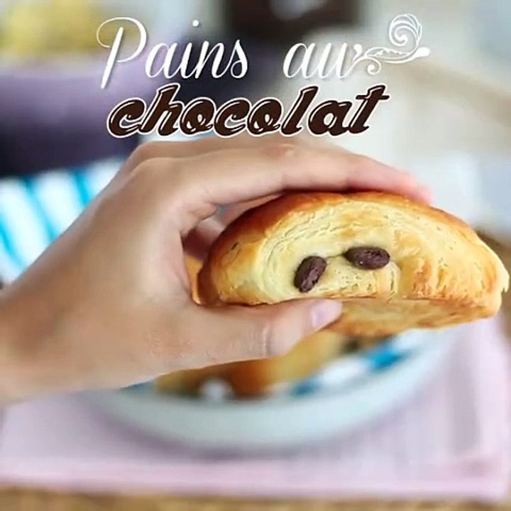 Pains au chocolat oder chocolatines