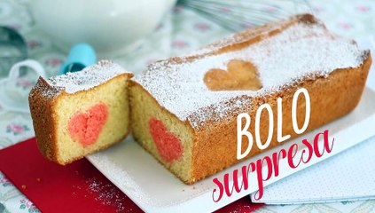 Bolo surpresa - dia dos namorados