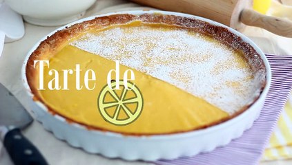 Tarte (torta) de limão fácil e cremosa