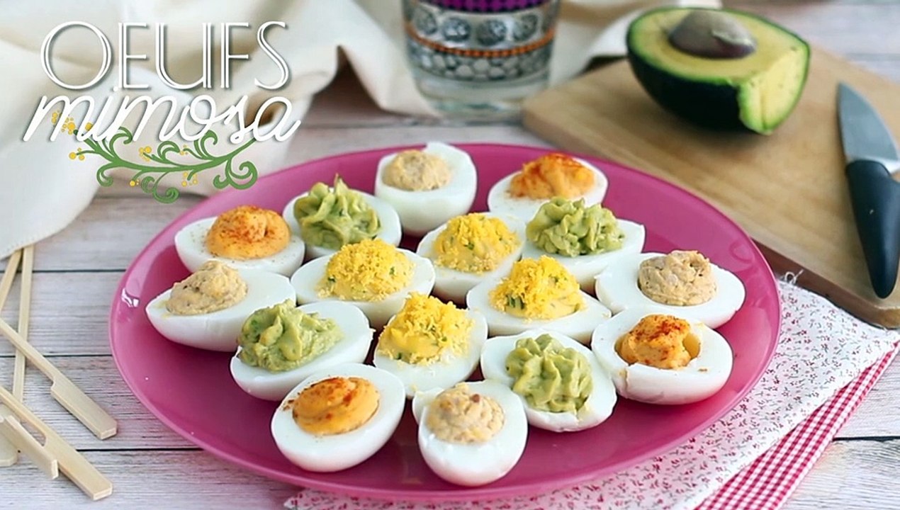 Mimosa-eier, erhältlich in 4 versionen