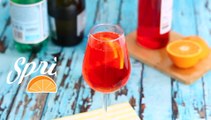 Spritz, der berühmte italienische cocktail mit aperol