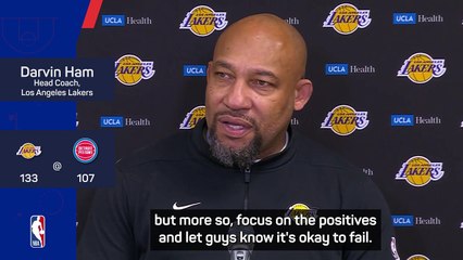 Insults don't bring improvement - Lakers' Ham