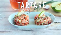 Tartare di salmone e mela verde