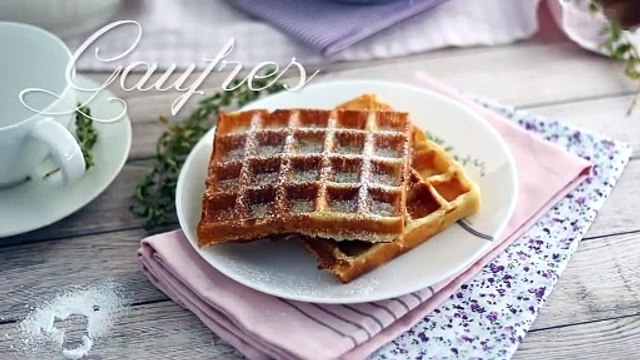 Gaufres légères et croustillantes