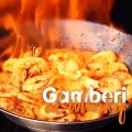 Gamberi flambé al whisky