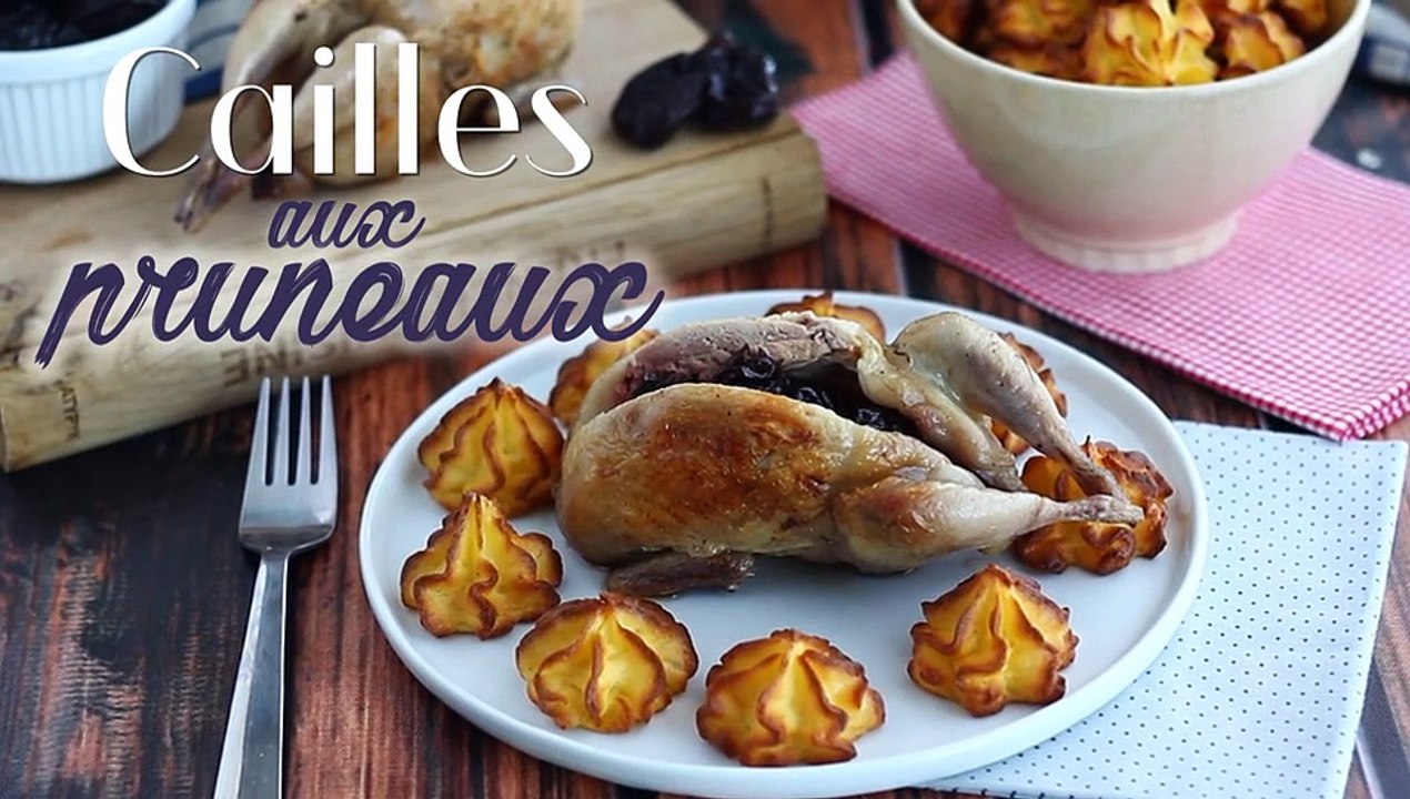 Wachteln mit pflaumen