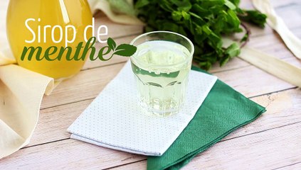 Sirop de menthe fait maison