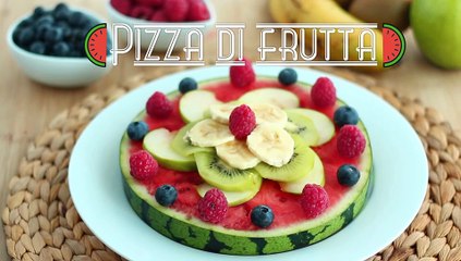 Pizza anguria, l'idea sfiziosa per presentare la frutta in tavola