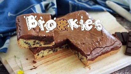 Brookies, meio brownie e meio cookies