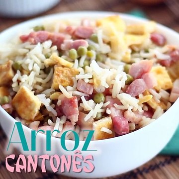 Arroz cantonês, simples e rápido