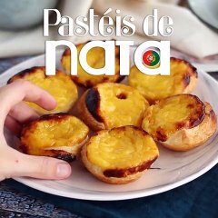 Pasteis de nata (kleine portugiesische puddings)