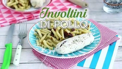 Involtini di pollo pomodori secchi e mozzarella