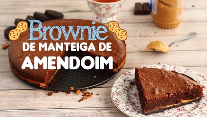 Brownie de manteiga de amendoim e biscoito oreo