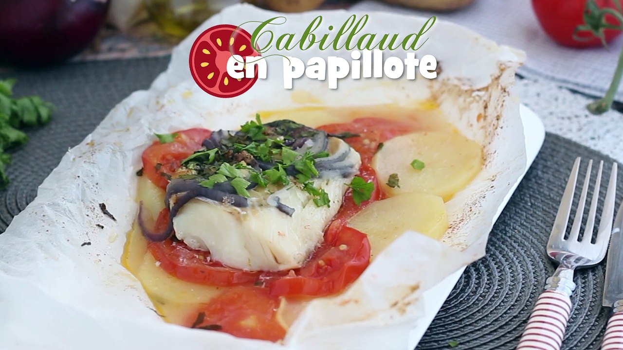 Kabeljau-papillote
