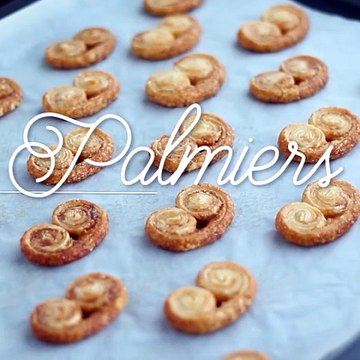 Palmiers feuilletés simples et rapides