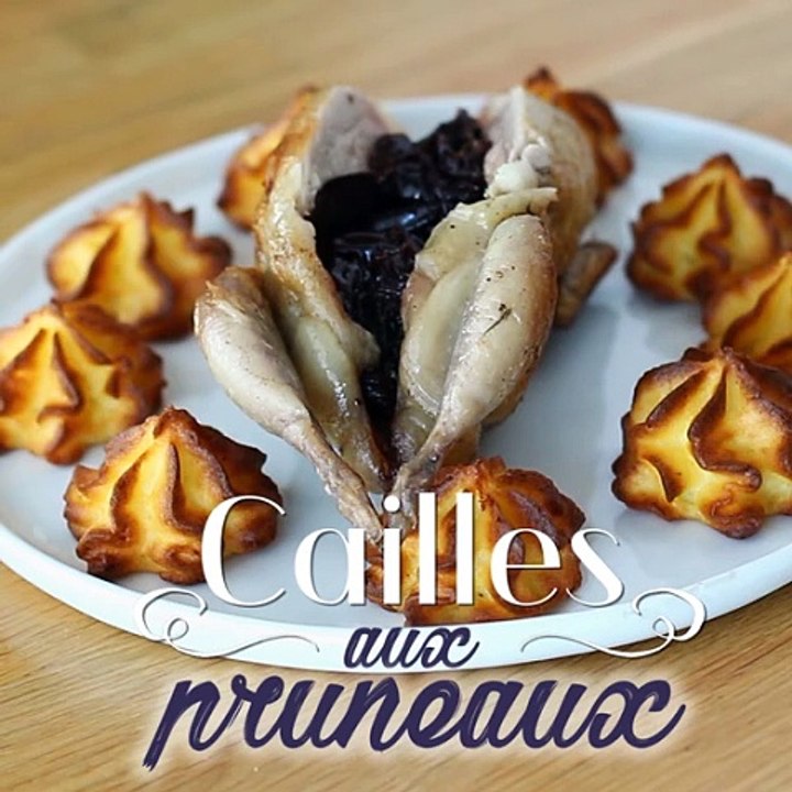 Wachteln mit pflaumen