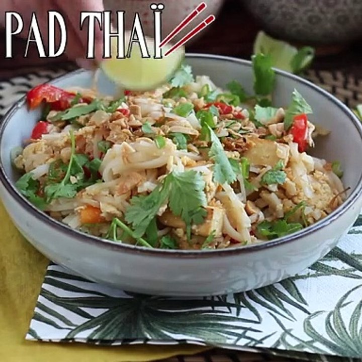 Thai-pad mit tofu