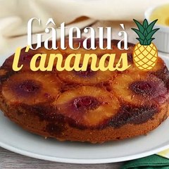 Gâteau renversé à l'ananas facile