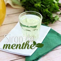 Sirop de menthe fait maison