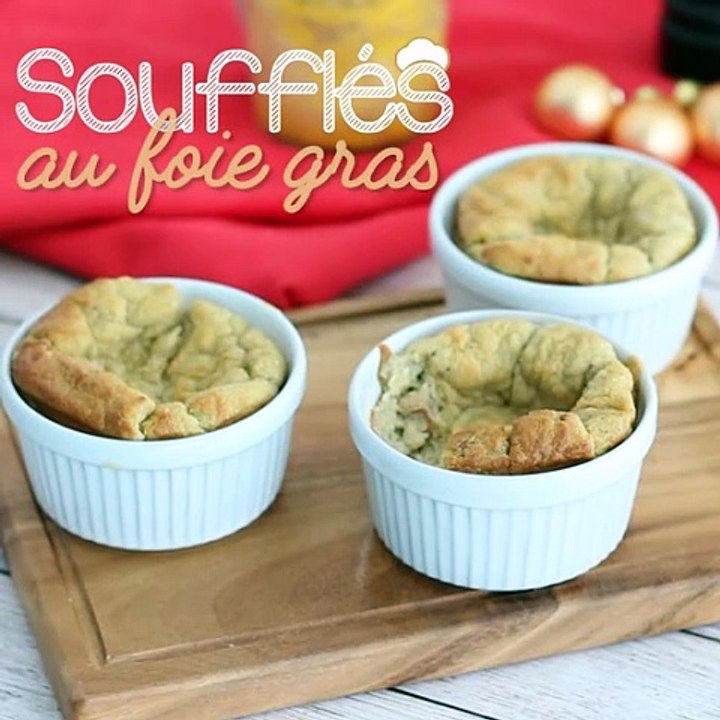 Soufflés mit gänseleberpastete