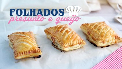 Folhados de queijo e presunto (travesseiros)