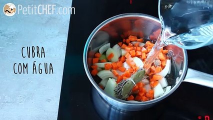 Lentilhas com carne de porco (petit salé aux lentilles)