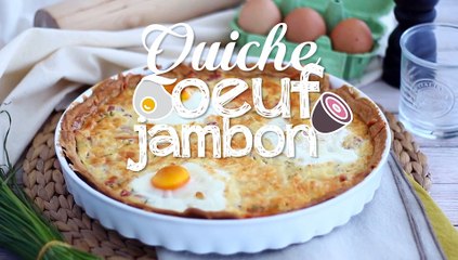 Quiche aux œufs et au jambon