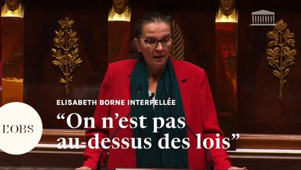 Elisabeth Borne interpellée par une députée LFI alors qu'elle vapote dans l'hémicycle