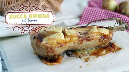 Zucca ripiena al forno