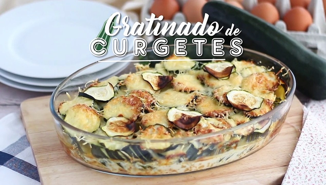 Gratinado de curgetes (abobrinhas)