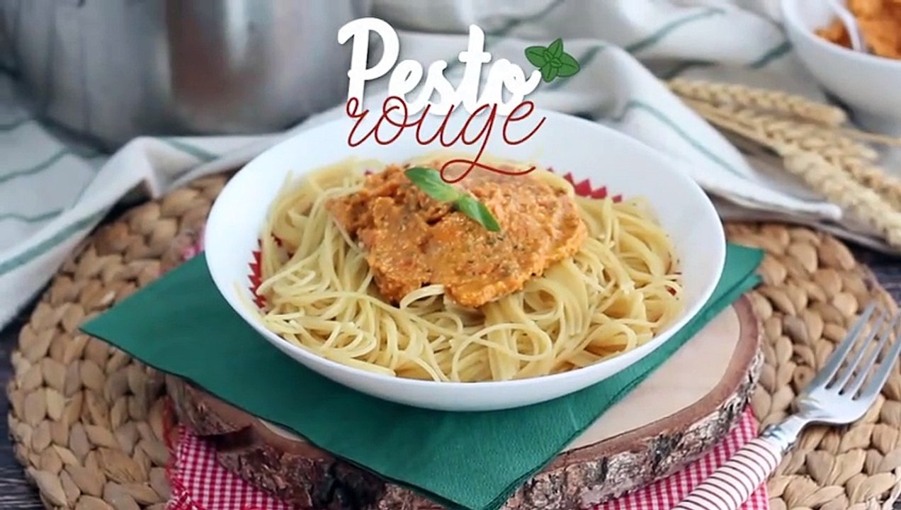 Rote pesto-sauce