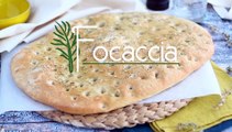 Focaccia, le pain italien au romarin