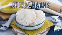 Cheese naans (o pão indiano de iogurte recheado com queijo)