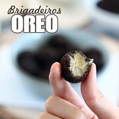 Brigadeiros gourmet de oreo (trufas de oreo)