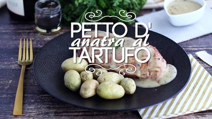 Petto d'anatra con salsa al tartufo
