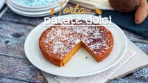 Torta di patate dolci e cocco